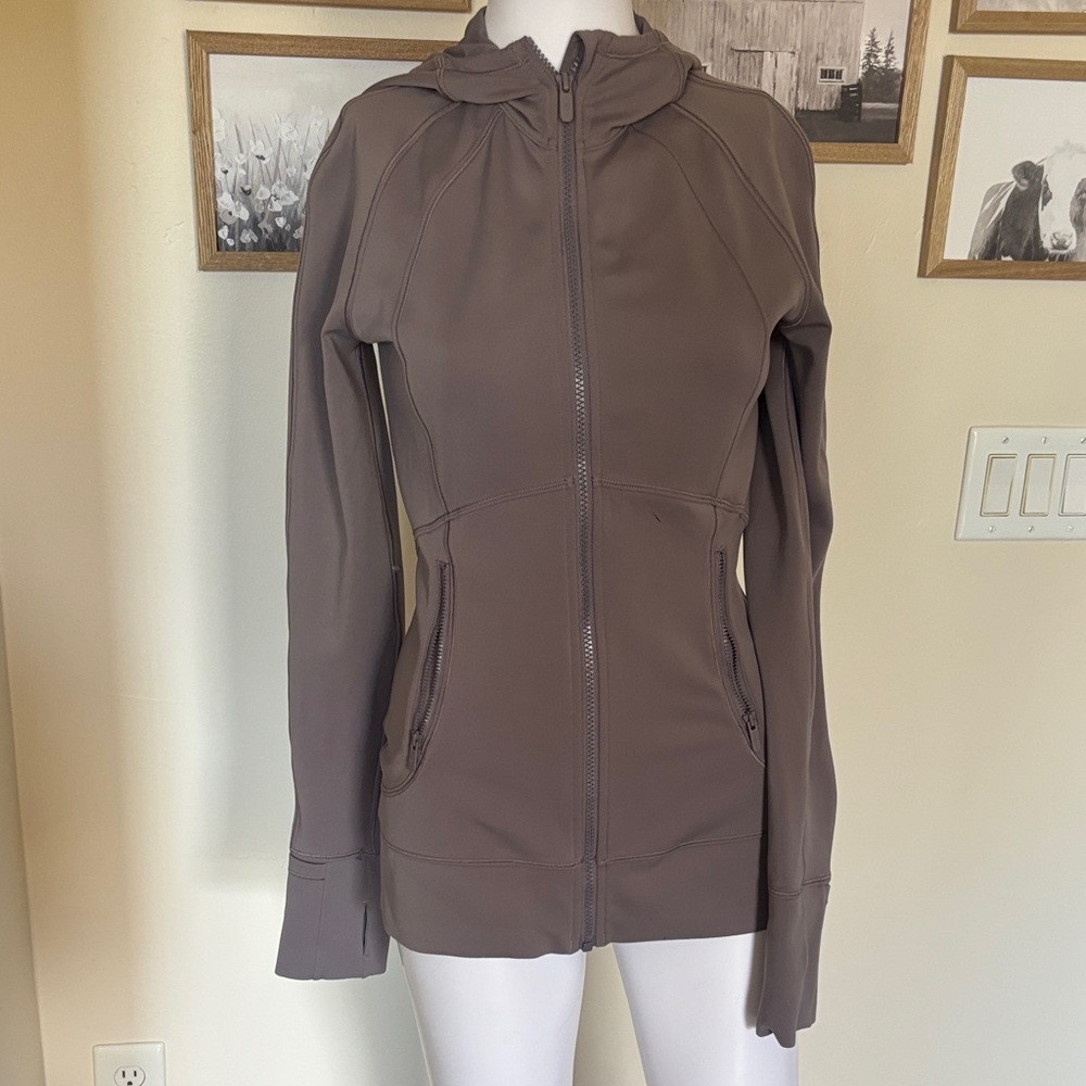 Lululemon Womens Day Maker Full Zip Hoodie in color Lunar Rock